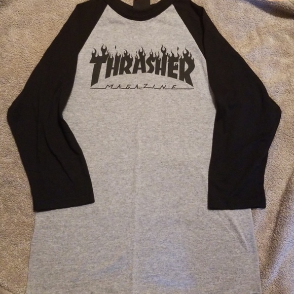 thrasher baseball tee